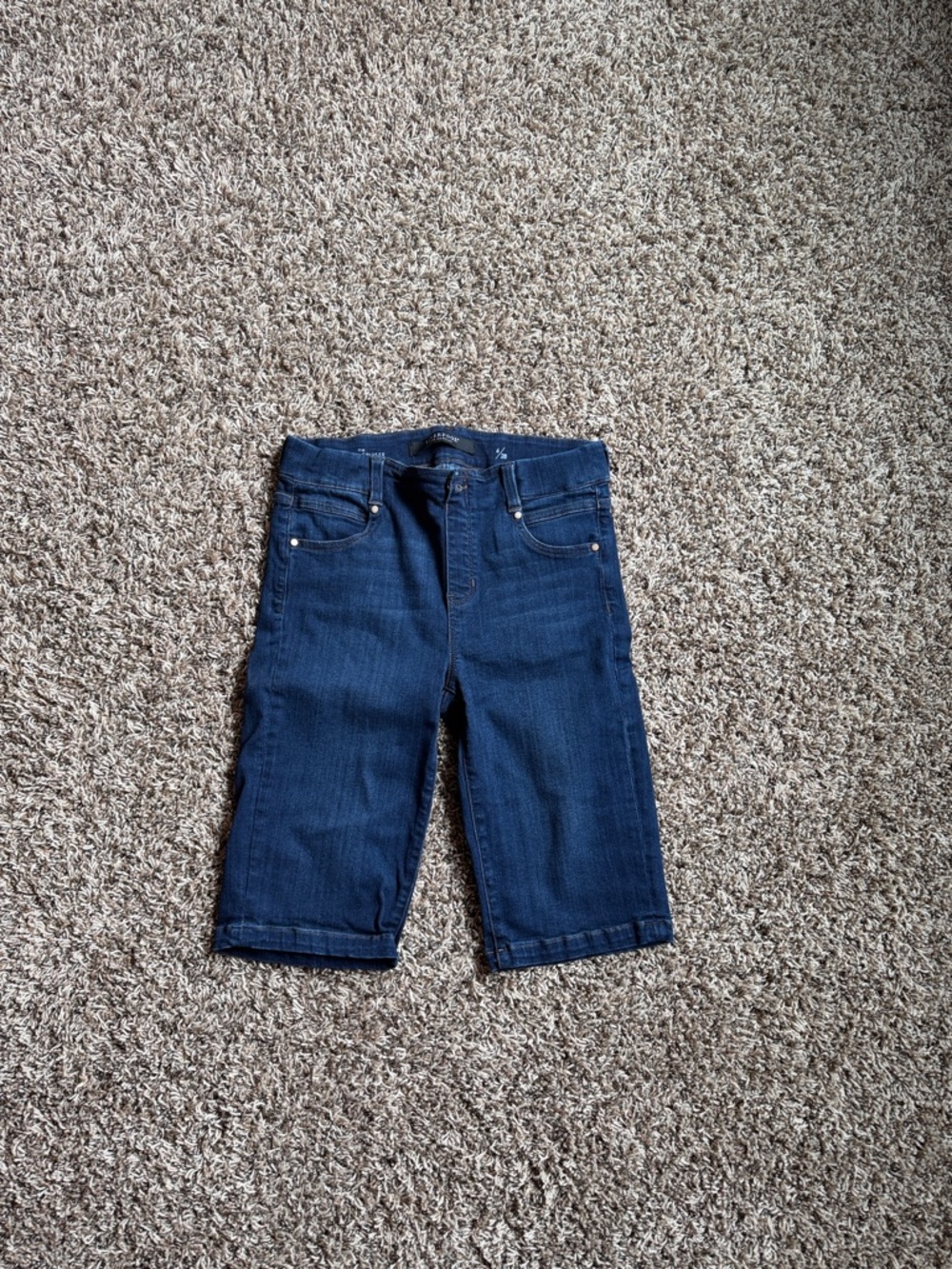 Liverpool Dark Blue Denim Bermuda Shorts